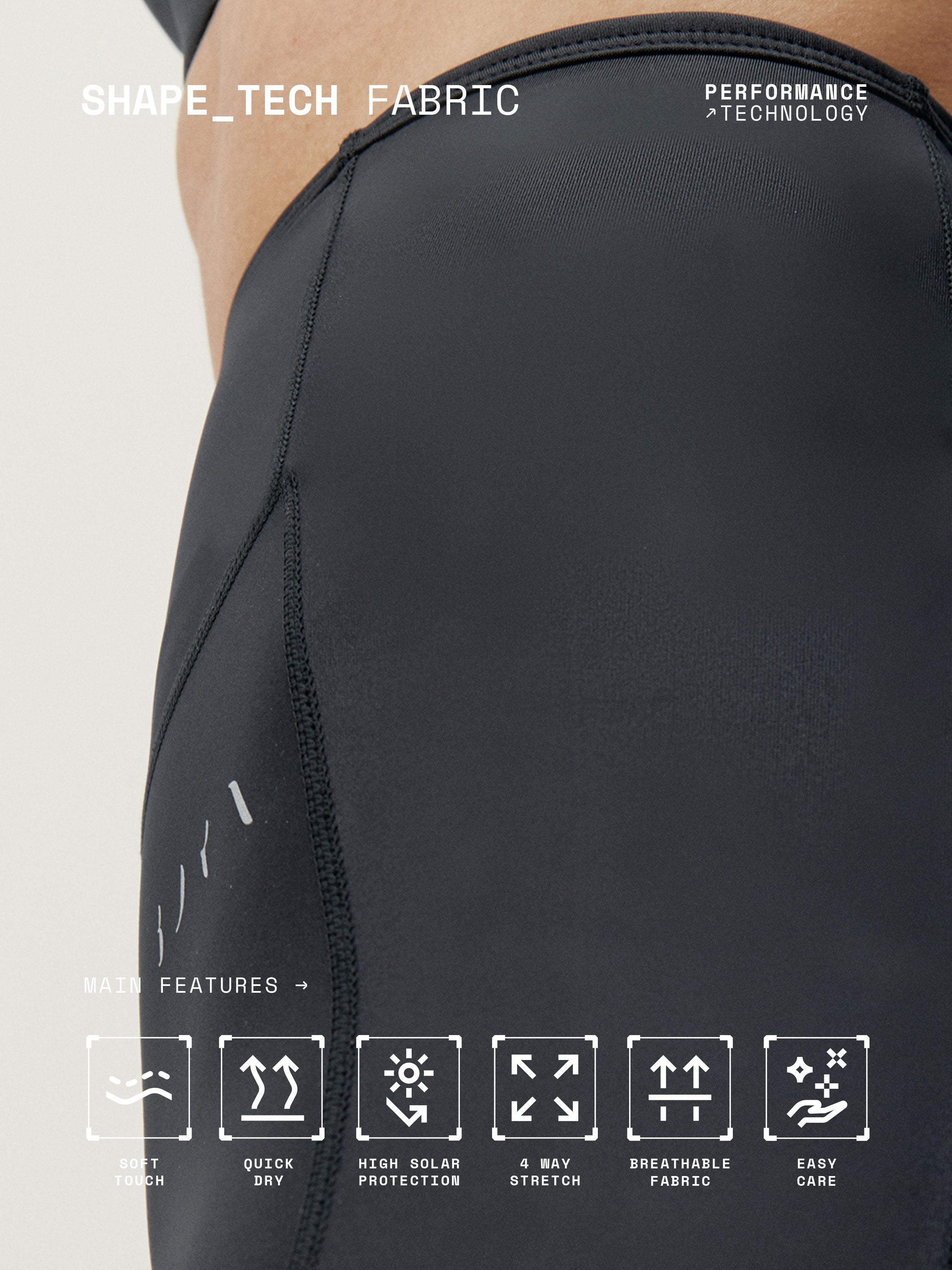 Leggings Luana - Negro - Mujer