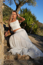 Chloé Long Skirt - White