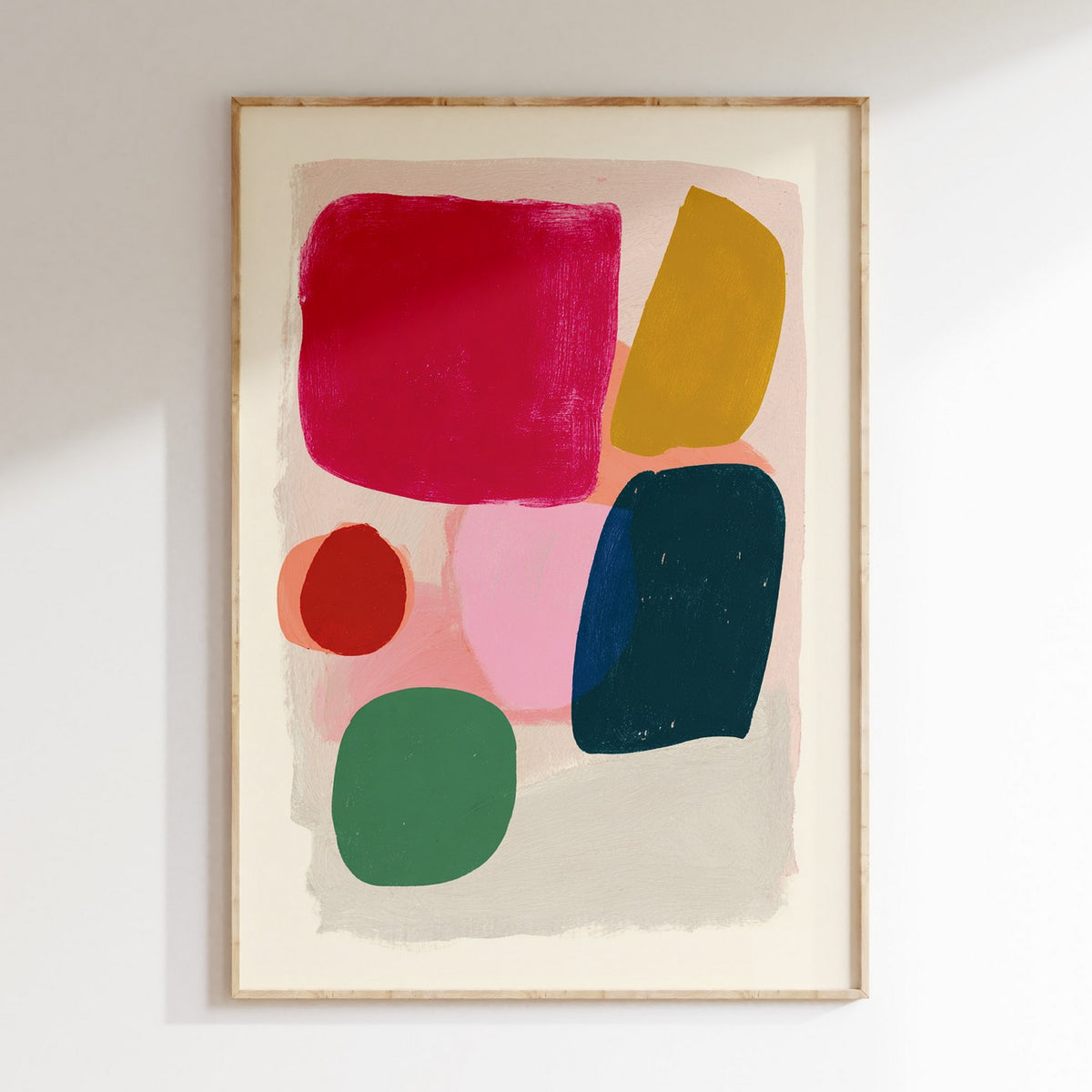 Drawn By Hand - Affiche Abstract 2 - Multi