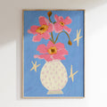 Drawn By Hand - Affiche Flower Vase N2 - Multi