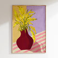 Drawn By Hand - Affiche Flower Vase N7 - Multi