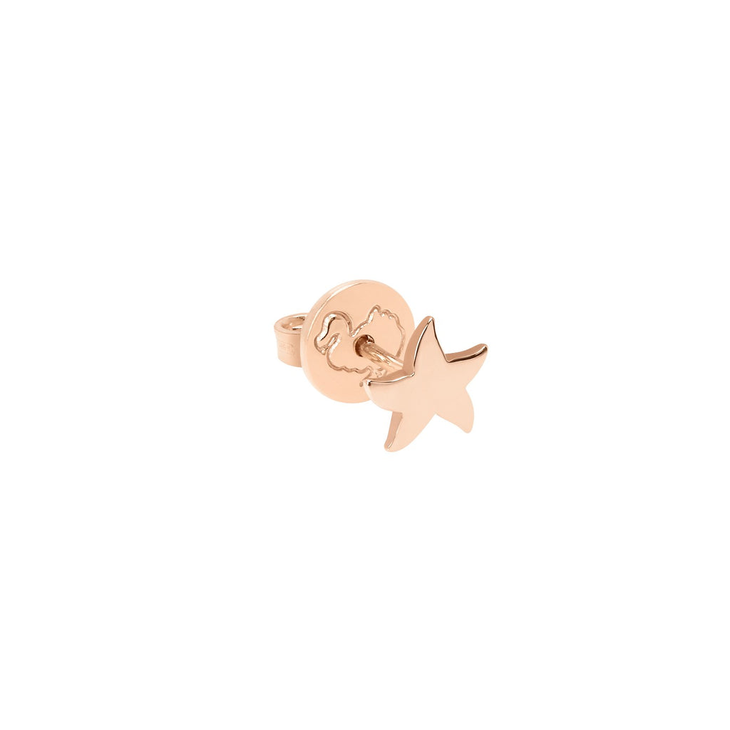 Boucle d’oreille Étoile - Or Rose 9K
