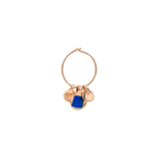 Boucles D'Oreilles Bazaar - Gold Plated Silver & Enamel Pendants - Mini