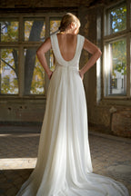 Brautkleid Albane – Seidenweiß