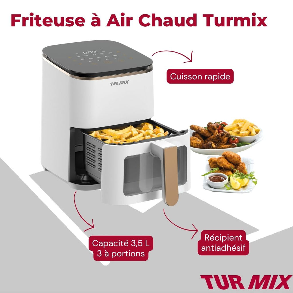 Friggitrice Ad Aria Calda Turmix - Bianco