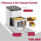 Friggitrice Ad Aria Calda Turmix - Bianco