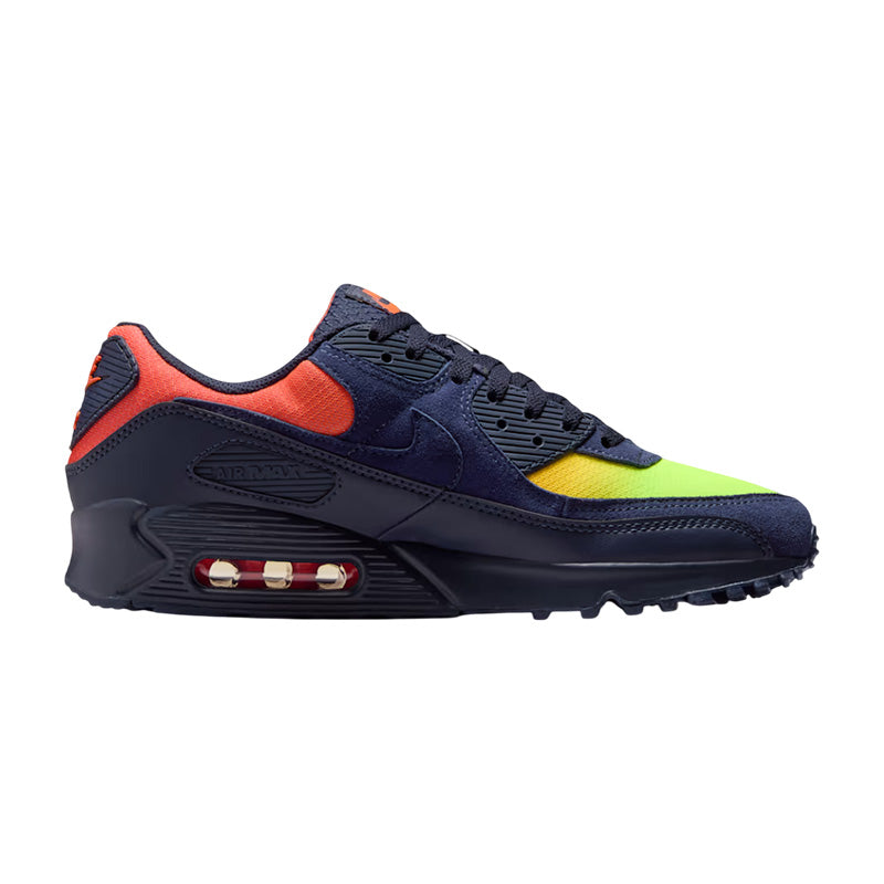 Nike Air Max 90 Sneakers - Black, Blue, Red