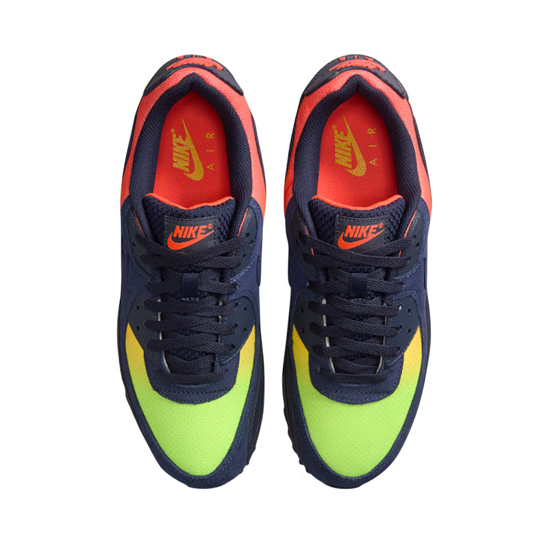 Nike Air Max 90 Sneakers - Black, Blue, Red