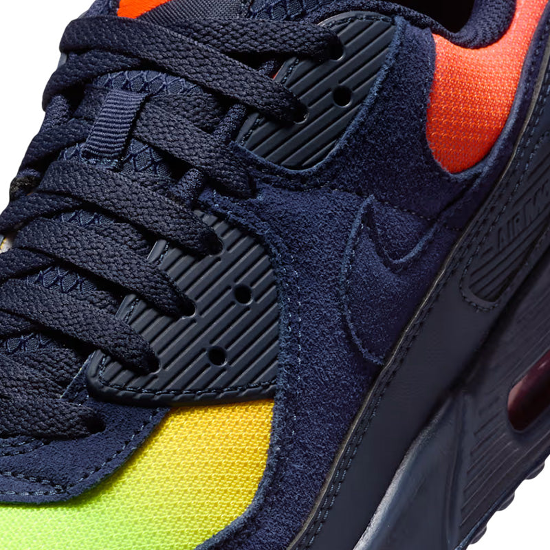Nike Air Max 90 Sneakers - Black, Blue, Red