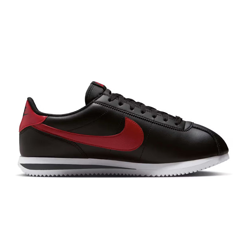 Sneaker da uomo Nike Cortez Classic Leather - Nero, Rosso, Bianco