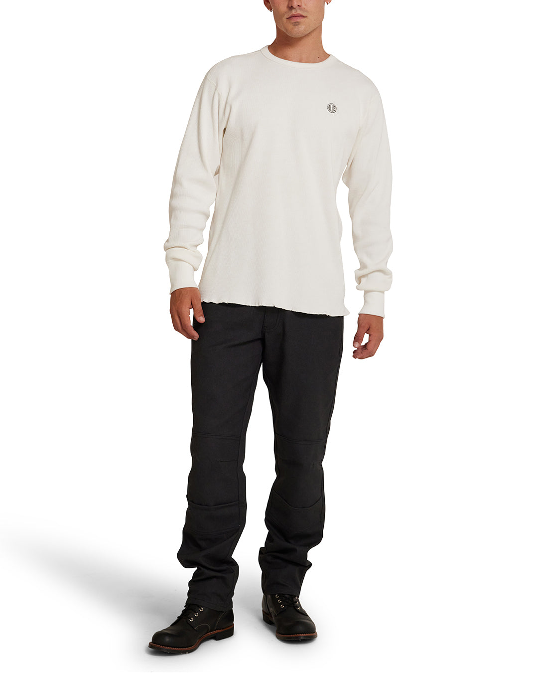 Camiseta de manga larga - Natural - Hombre