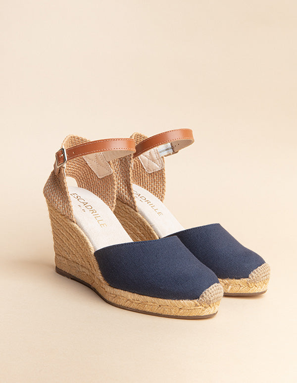 High Heel Espadrilles - Dolce Vita Bride - Navy - Women