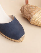 Espadrilles Talon Haut - Dolce Vita Bride - Marine - Femme