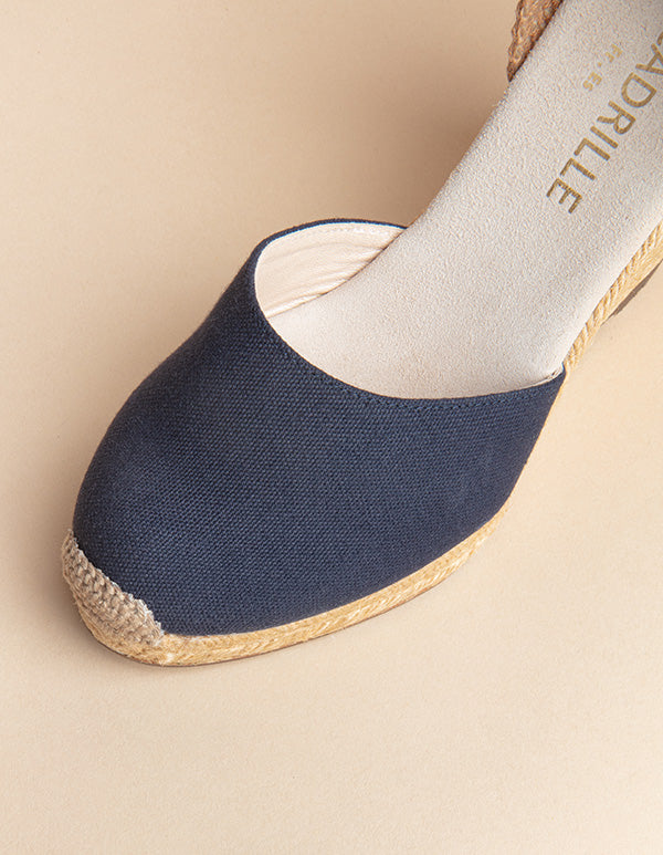 Espadrilles Talon Haut - Dolce Vita Bride - Marine - Femme