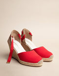 Dolce Vita Ruban Espadrilles - Red Canvas - Women
