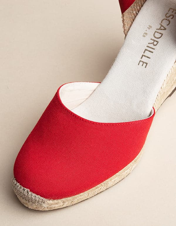 Dolce Vita Ruban Espadrilles - Red Canvas - Women