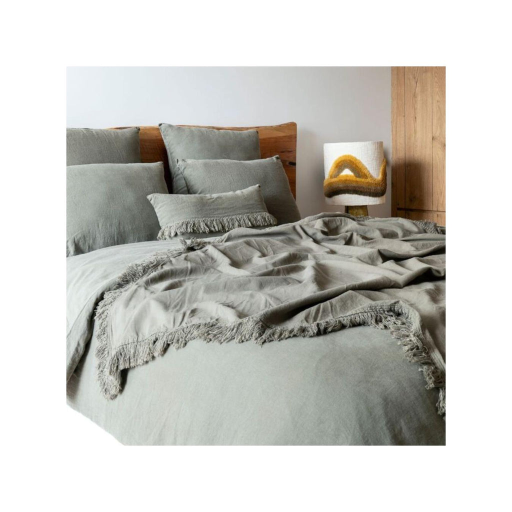 Housse De Couette En Lin Et Coton - Dollar - Forest