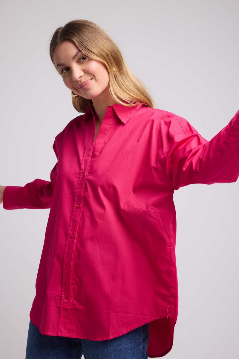 Camisa de manga larga - Rosa