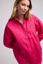 Camisa de manga larga - Rosa
