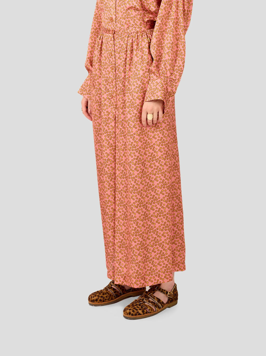Pantalón Doll con estampado Messy Dots Canyon Clay