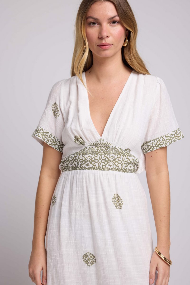 Vestido largo - Caqui