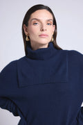 Cuello alto Domi - Azul marino - Unisex