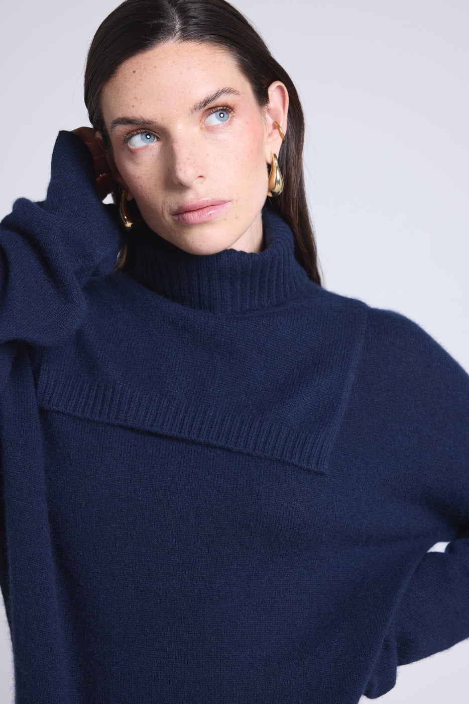 Cuello alto Domi - Azul marino - Unisex