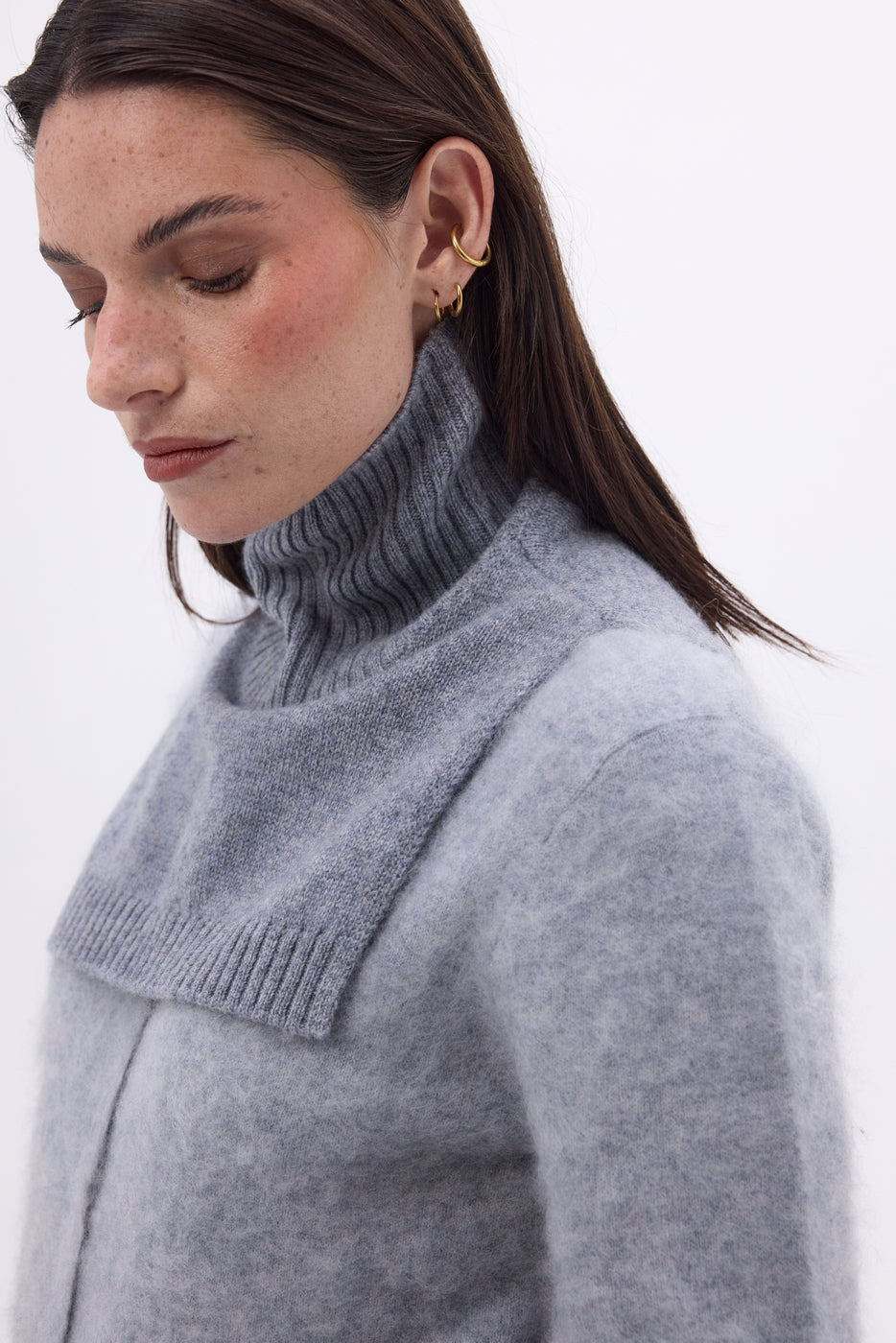 Cuello alto Domi - Gris oscuro - Unisex