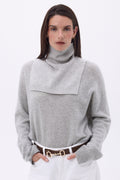 Col Roule Domi - Gris Clair - Mixte