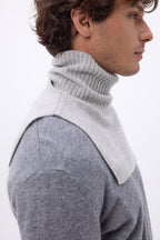 Col Roule Domi - Gris Clair - Mixte - 100% Cachemire