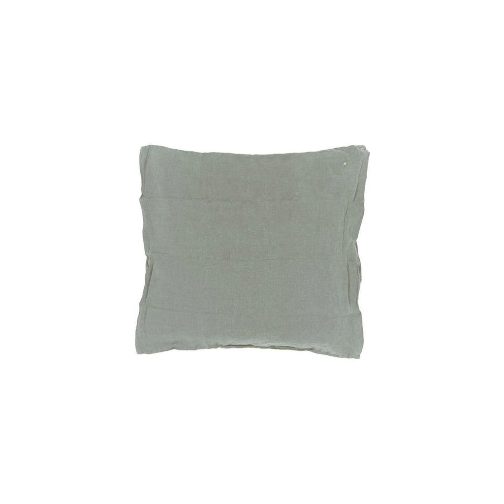 Funda de almohada de lino y algodón - Dona - Forest