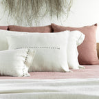 Taie D'Oreiller Lin Et Coton Dona - Coloris Rosebud