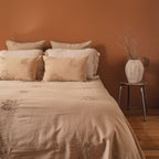 Plaid A/C Broderie - Rose