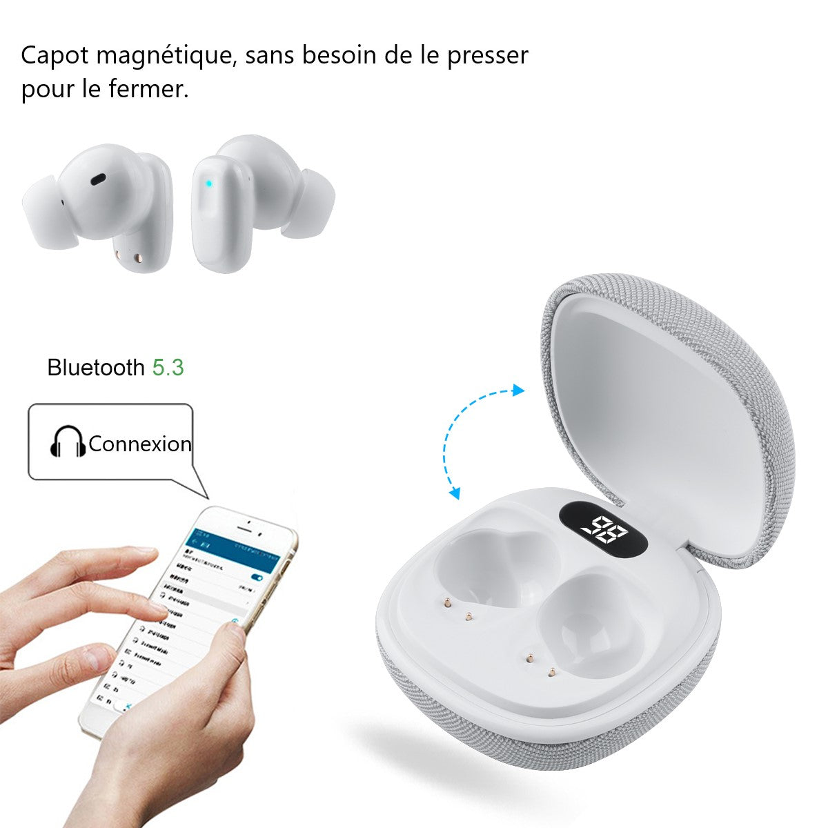 Auriculares Bluetooth con cancelación de ruido
