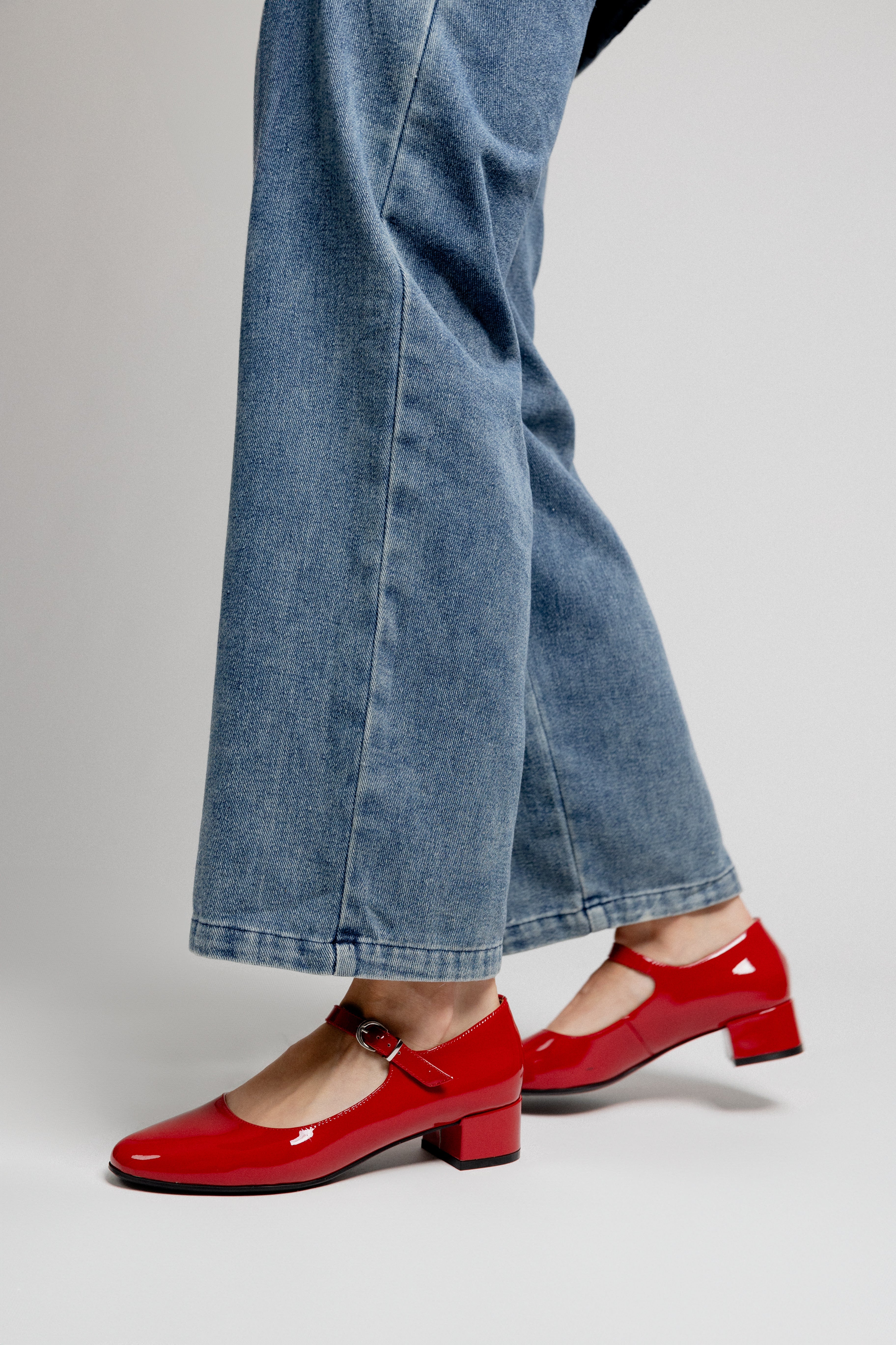 Dorie Ballet Flats - Red Patent Leather
