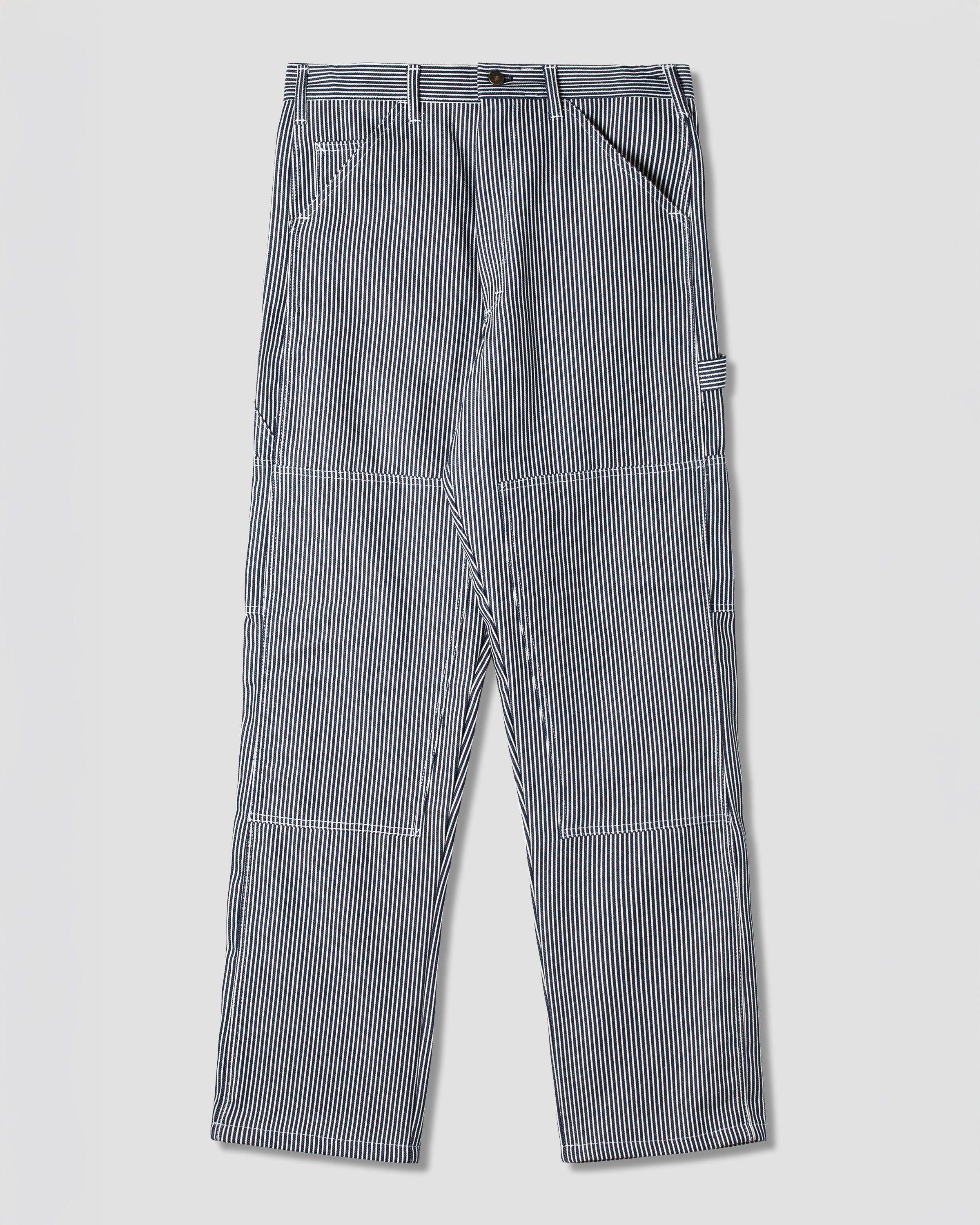 Pantalón de pintor de doble rodilla - Hickory Stripe