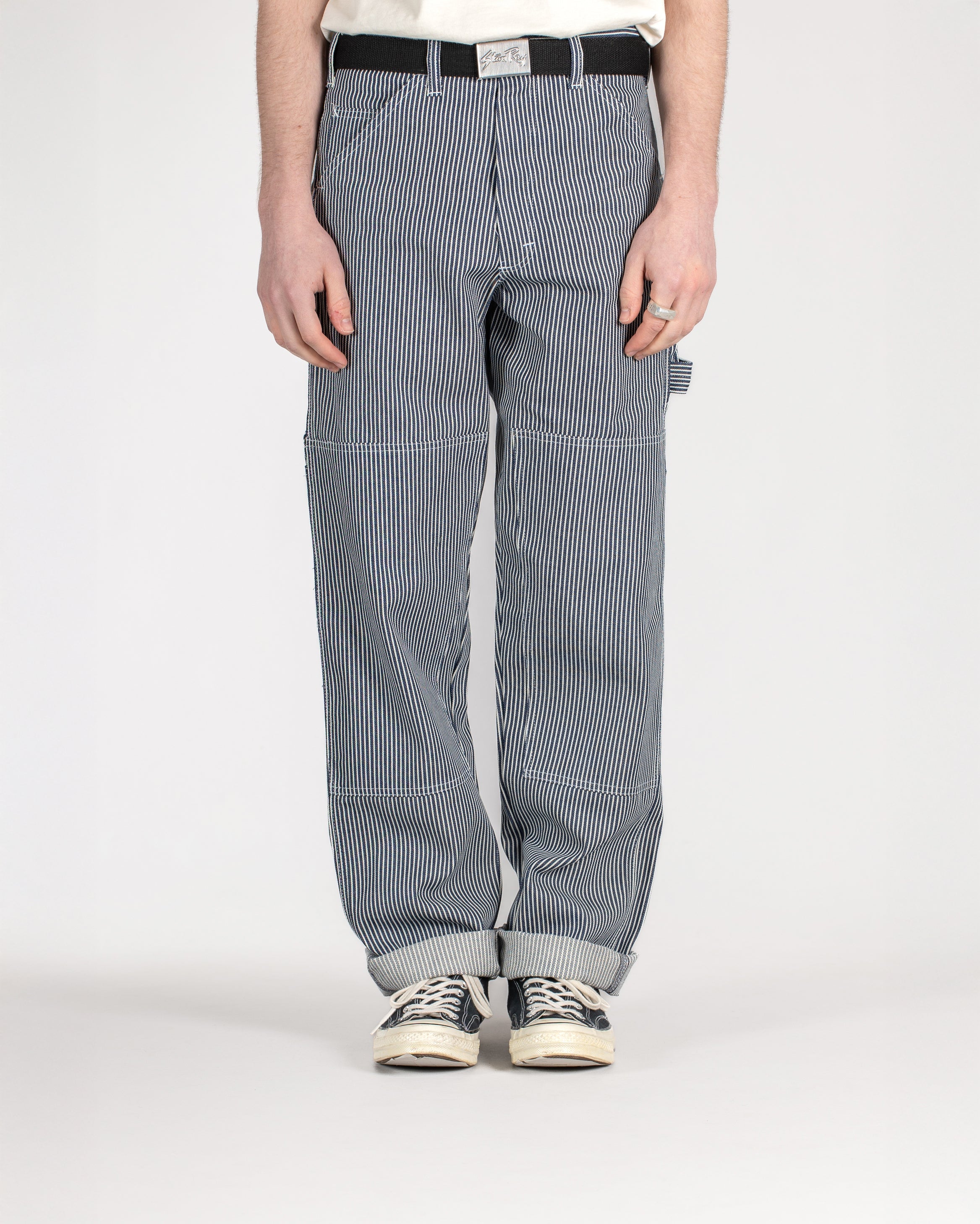 Pantalón de pintor de doble rodilla - Hickory Stripe