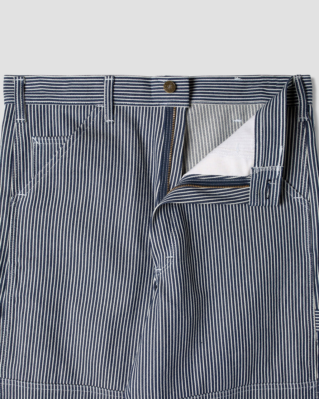 Pantalón de pintor de doble rodilla - Hickory Stripe