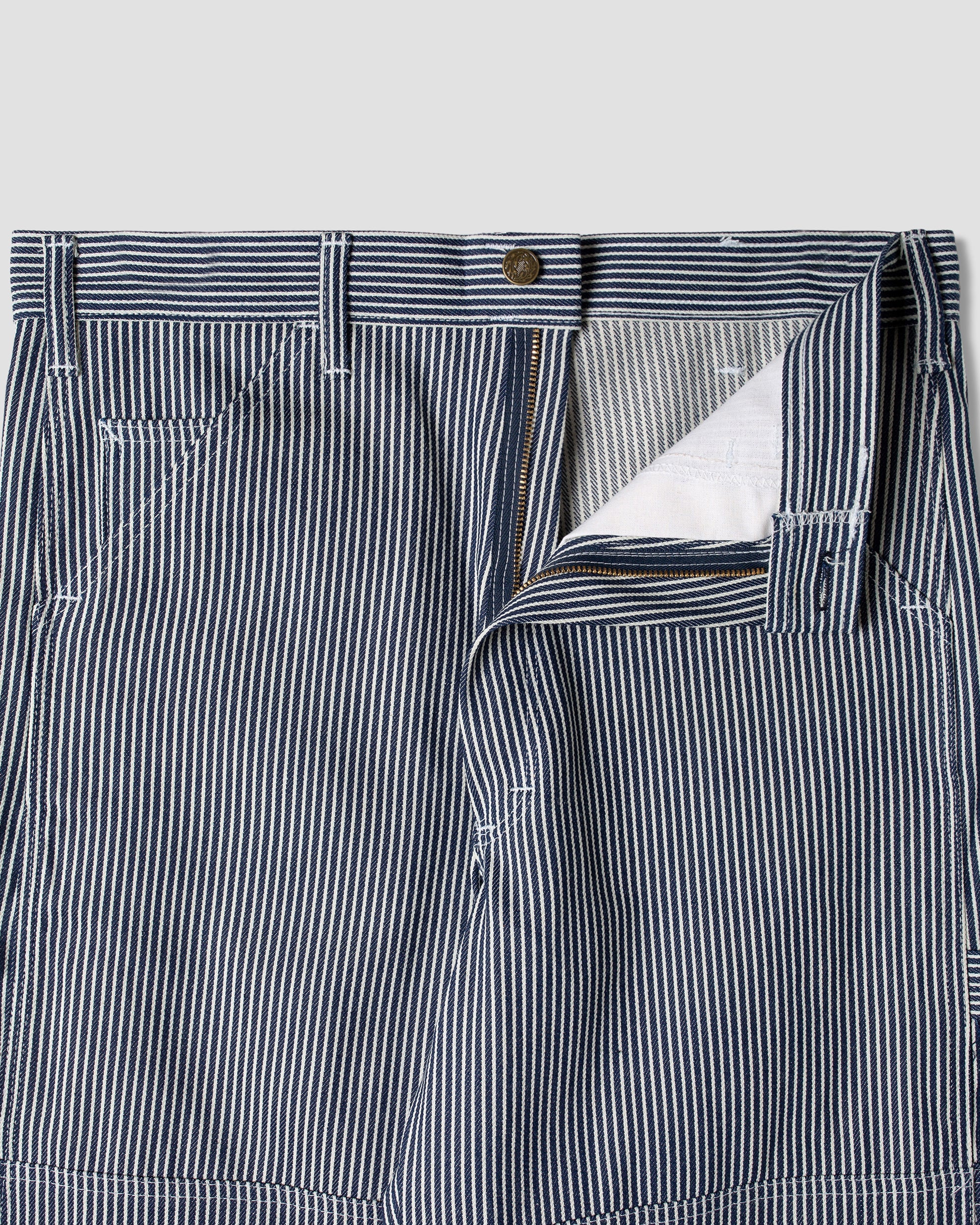 Pantalón de pintor de doble rodilla - Hickory Stripe