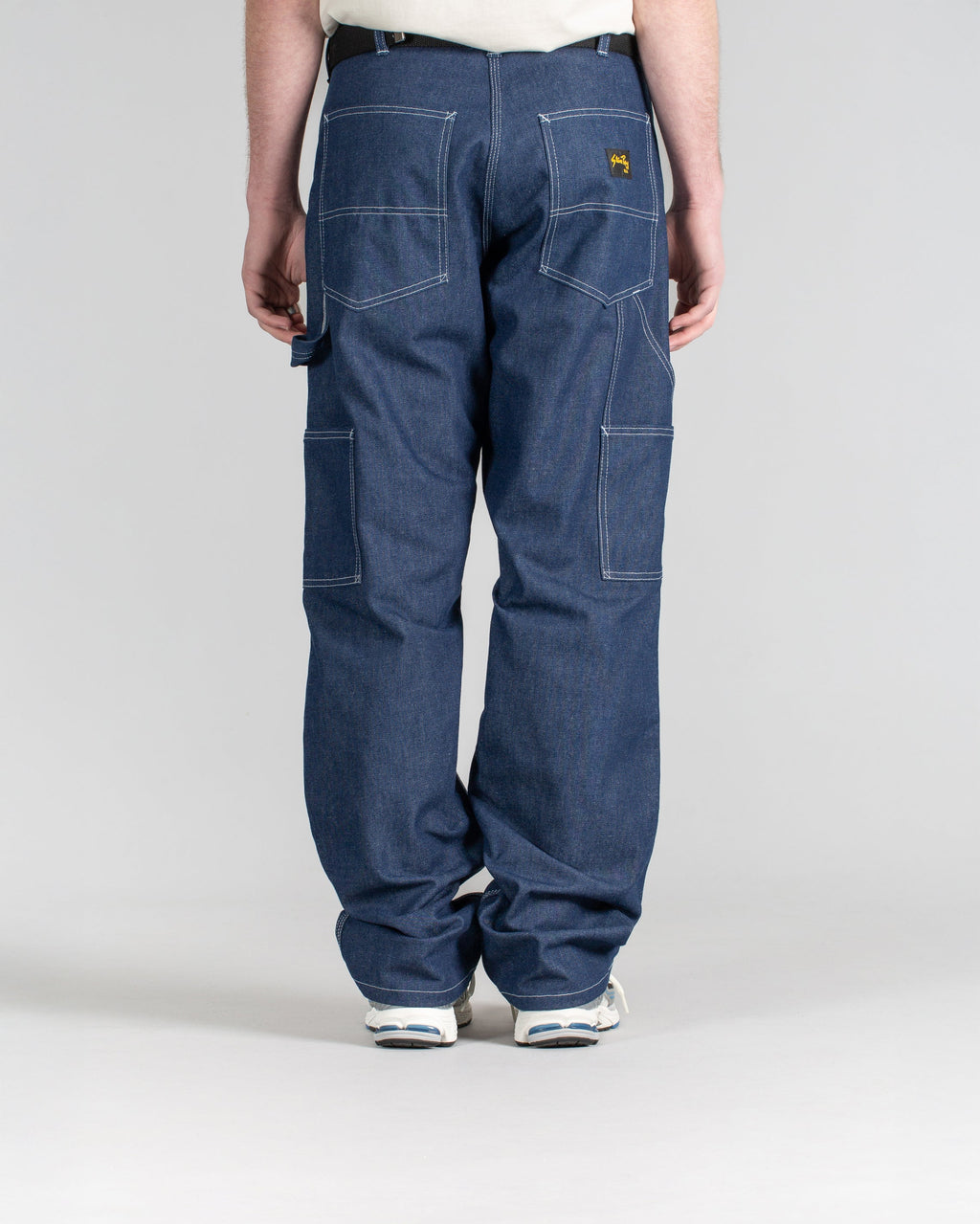 Pantalón de pintor de doble rodilla - Indigo Denim