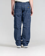 Pantalón de pintor de doble rodilla - Indigo Denim