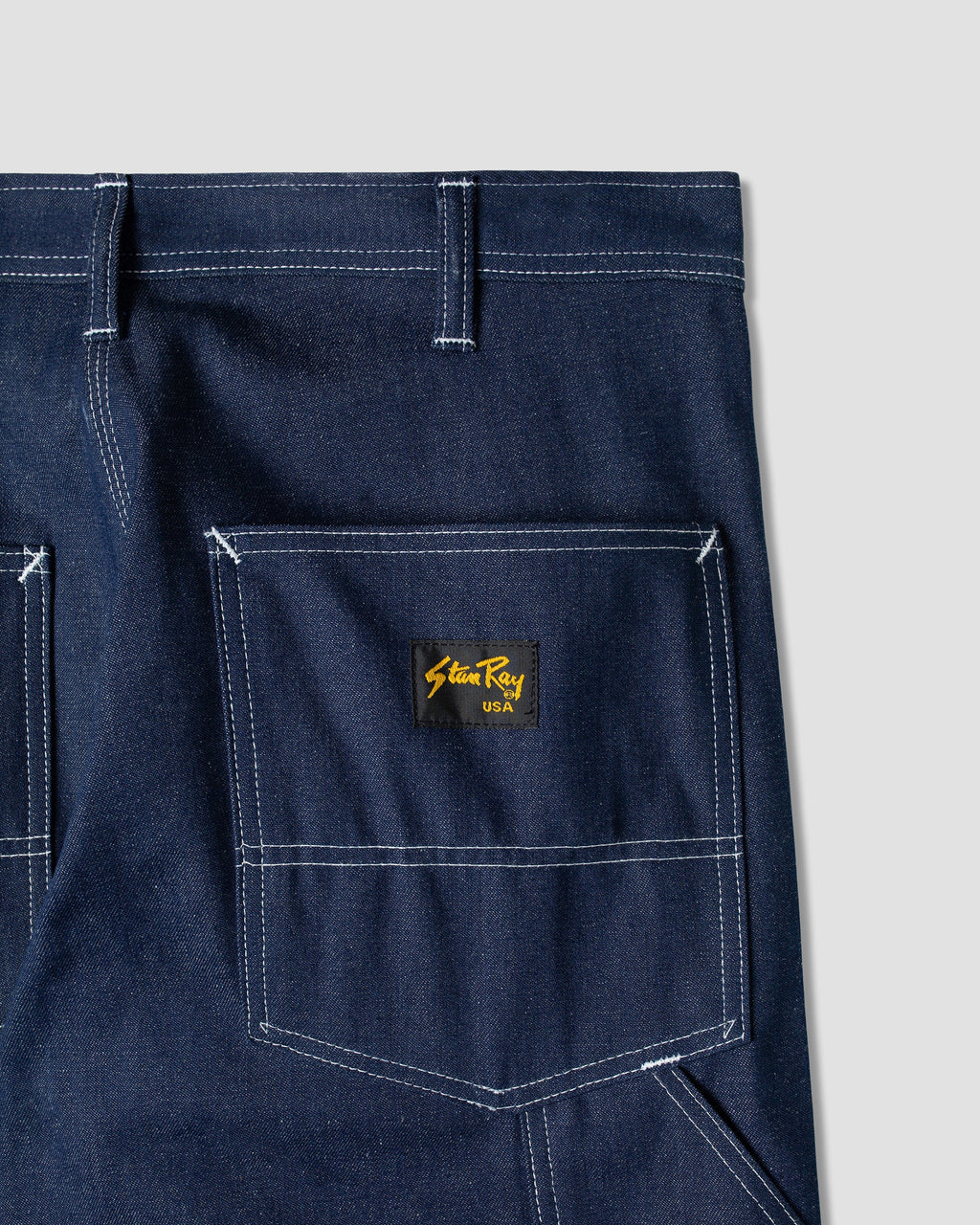 Pantalón de pintor de doble rodilla - Indigo Denim
