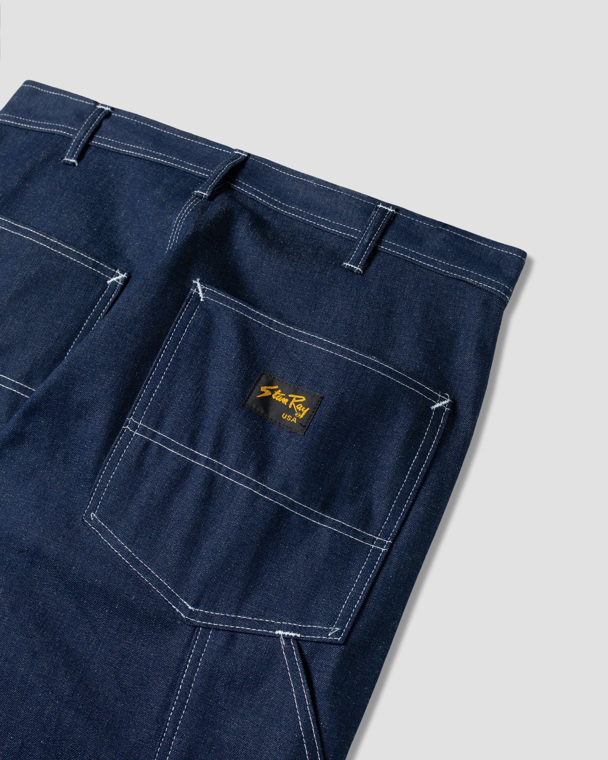 Pantalón de pintor de doble rodilla - Indigo Denim