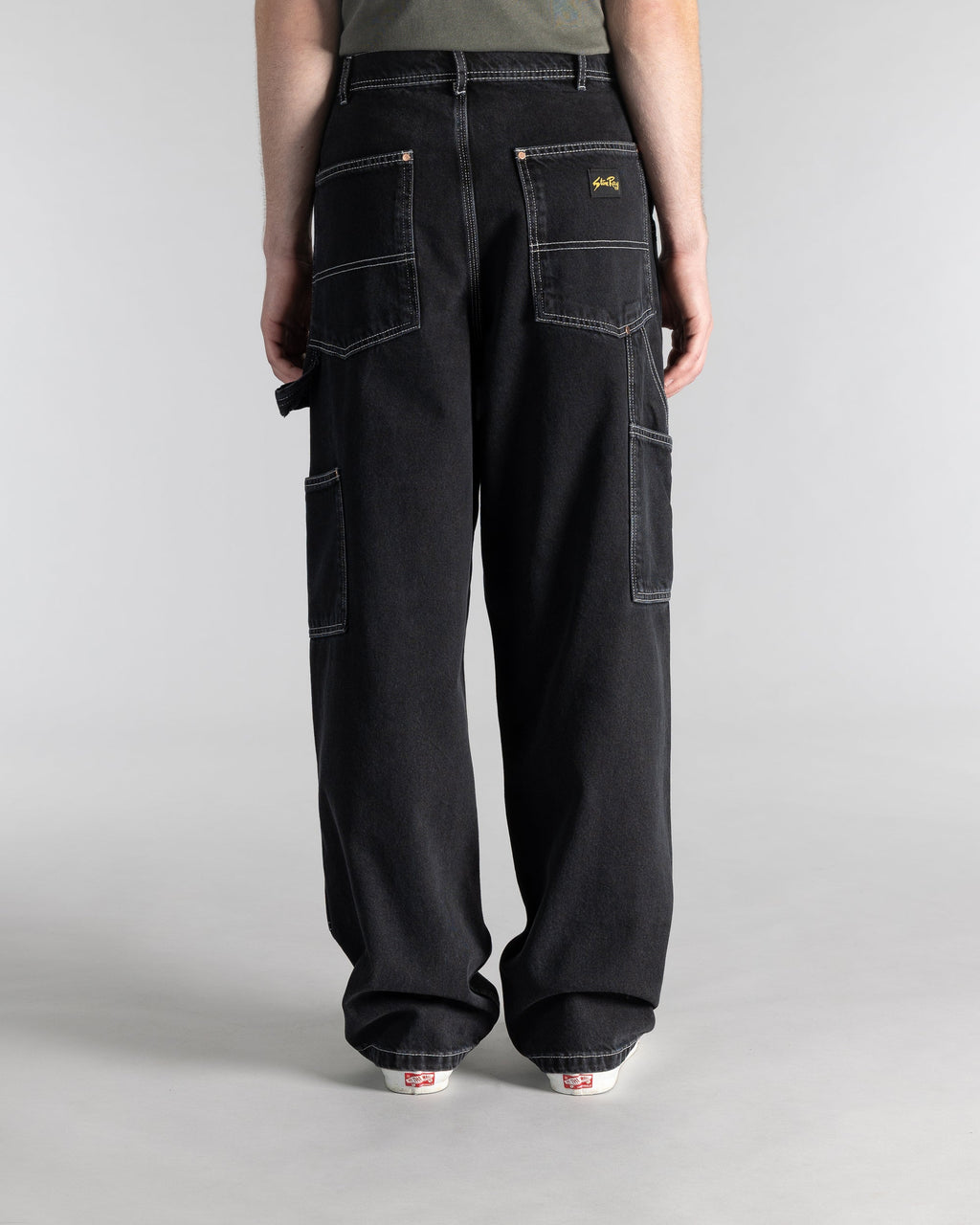 Double Knee Pant - Stonewashed Black Denim