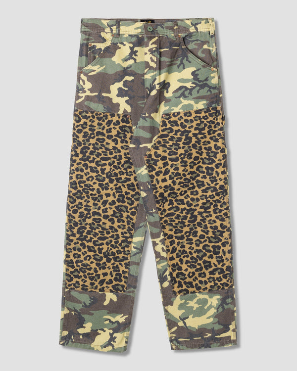 Pantalón De Doble Rodilla - Mezcla Woodland DPM Duck /Leopard Duck