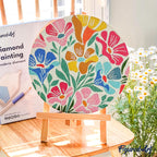Diamond Painting On Wooden Disc - Fruits