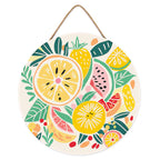 Diamond Painting On Wooden Disc - Fruits
