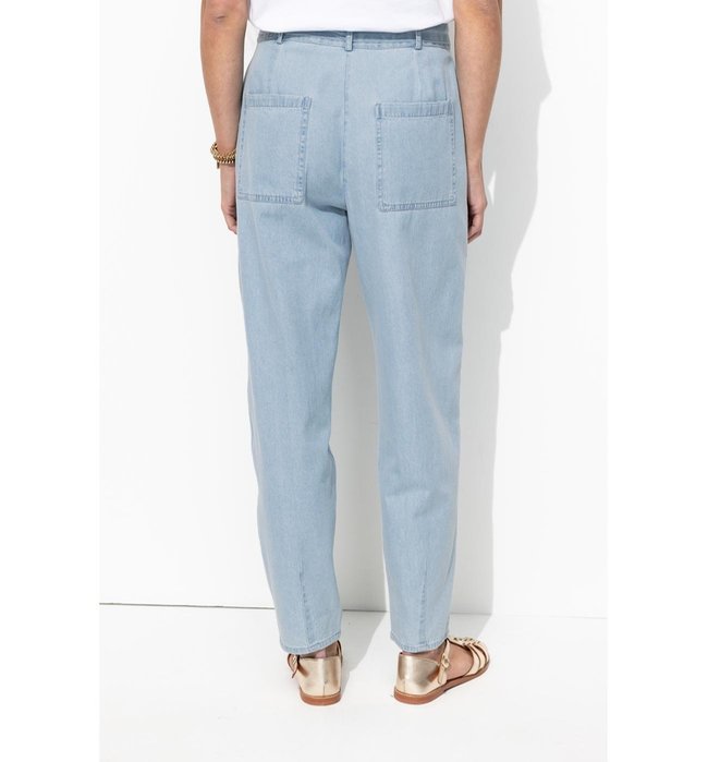 Women's Light Embroidered Jeans - Plain Dark Jeans