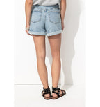 Short en Toile Femme - Jeans Uni Clair