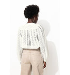 Blouse en Broderie Anglaise - Naturel Uni Clair
